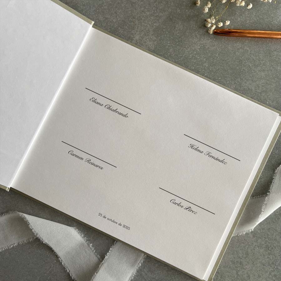 Libro de firmas para boda - Imagen 3