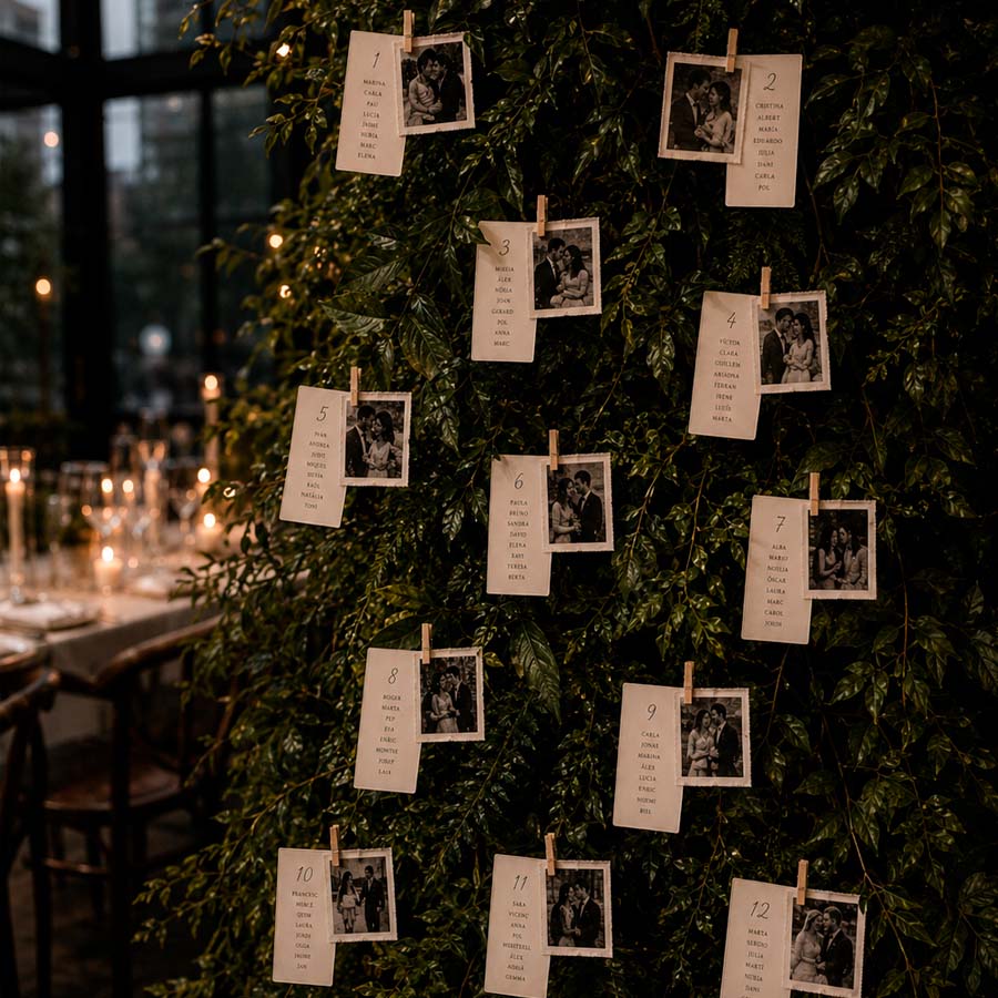 Seating plan en tela - Imagen 3