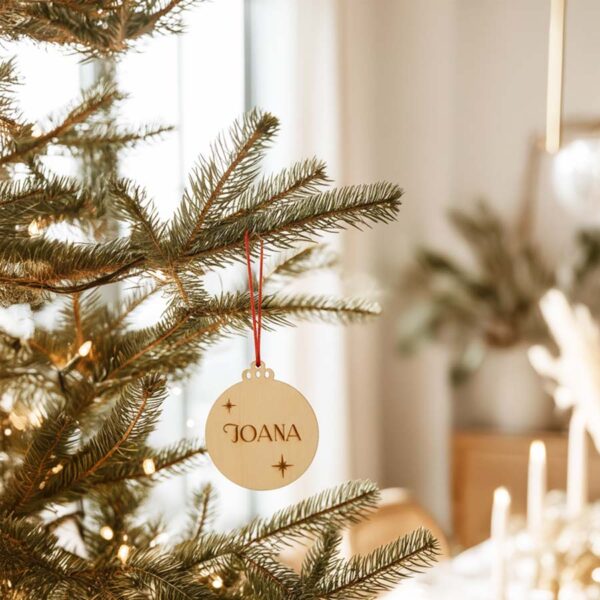Bola de navidad personalizada