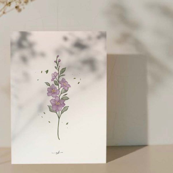 Lámina delphinium