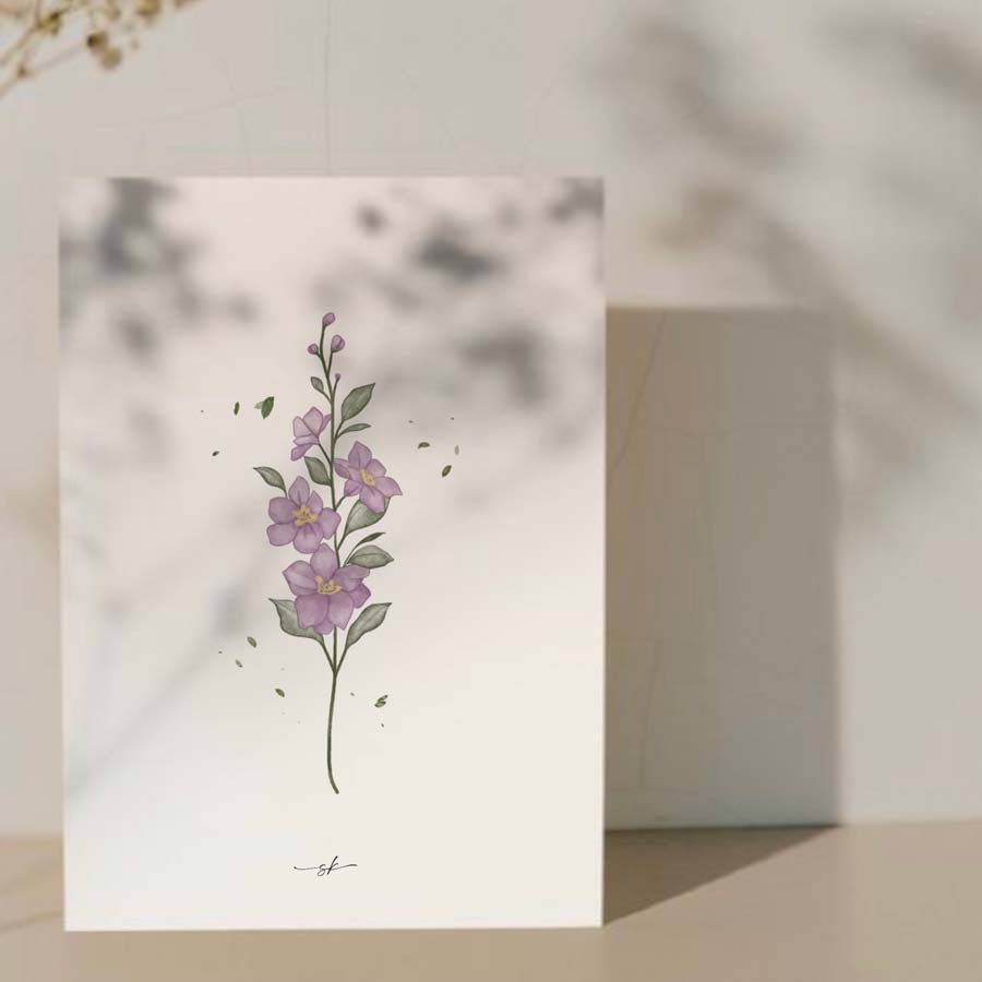 Lámina delphinium