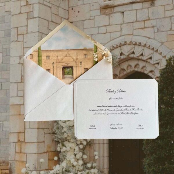 Invitación de boda Aurora