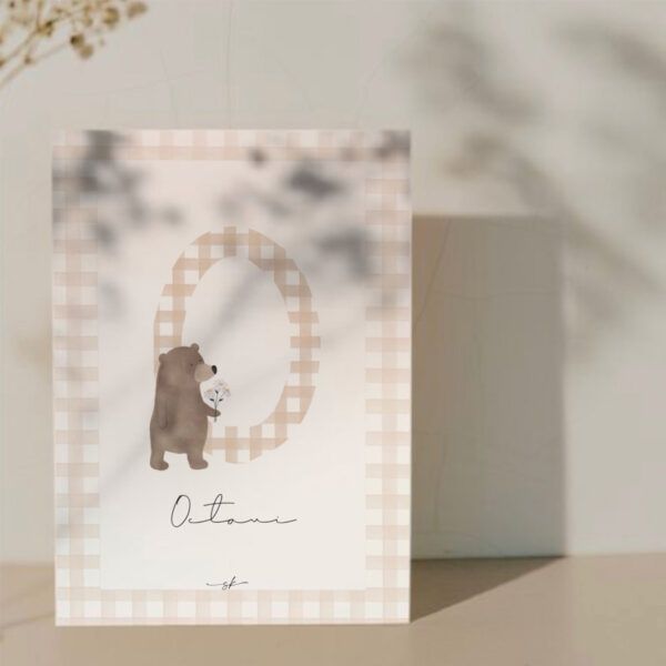 Lámina infantil personalizada con nombre