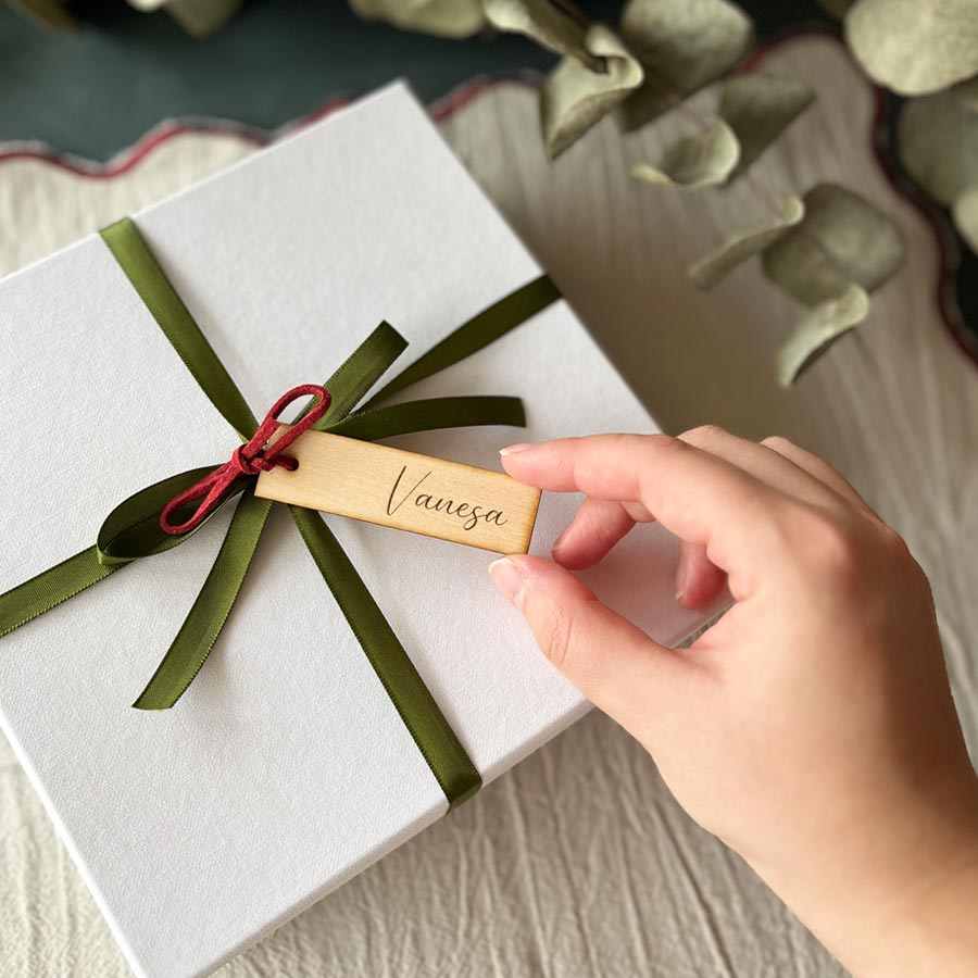 Etiqueta de madera personalizada - Imagen 3