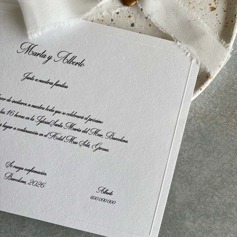 Invitación de boda Aurora - Imagen 5