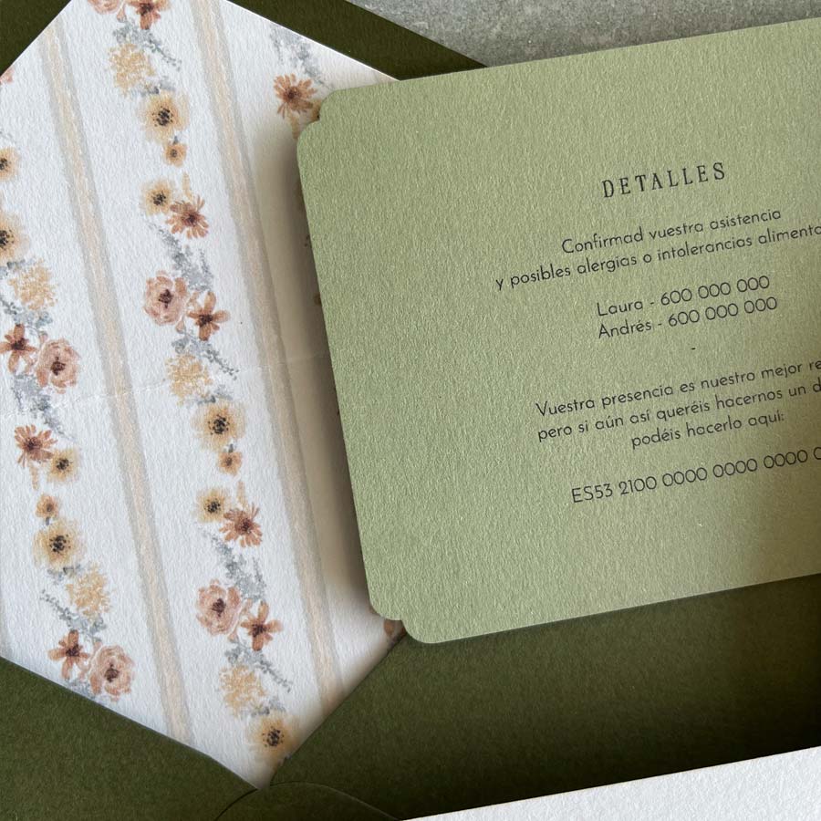 Invitación de boda Raíces - Imagen 6