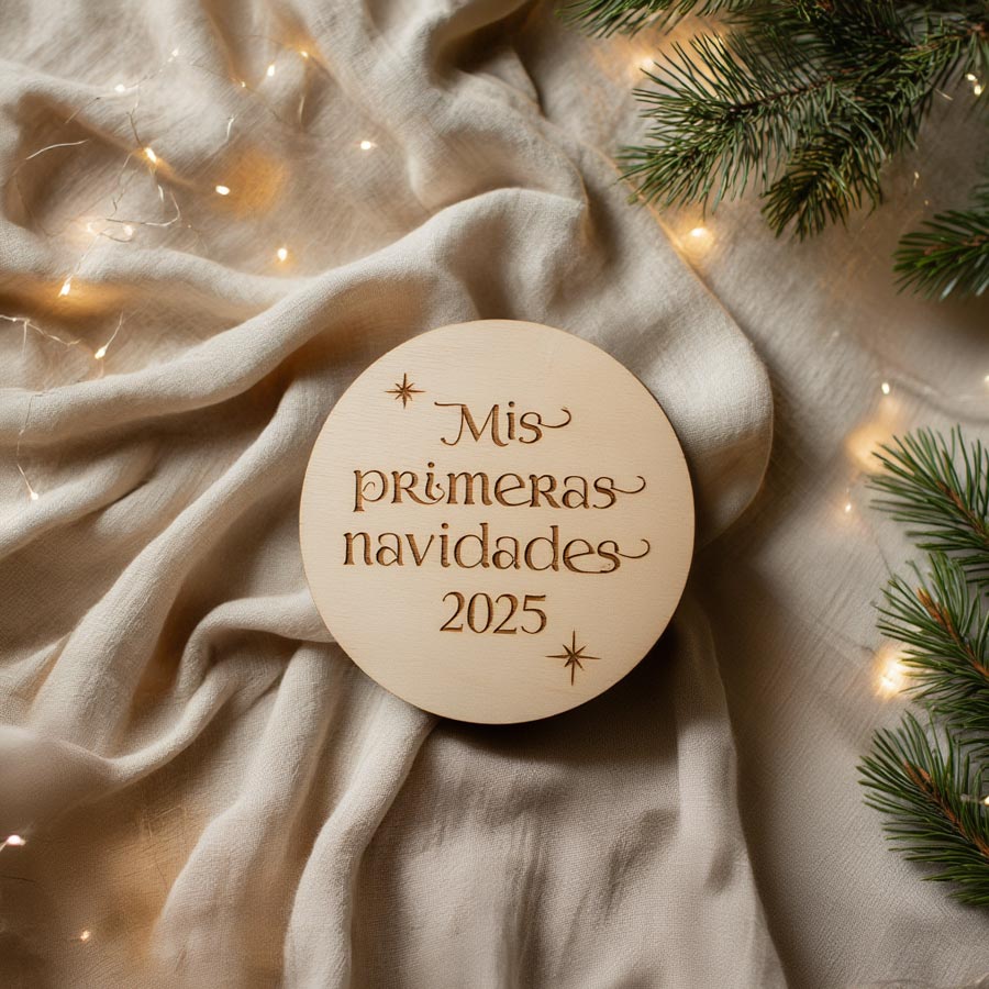 Placa Infantil "Primera Navidad" - Imagen 2