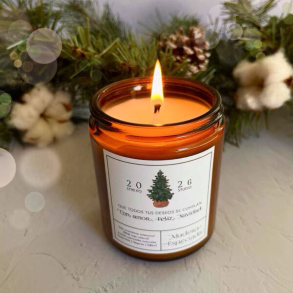 Vela aromática artesanal