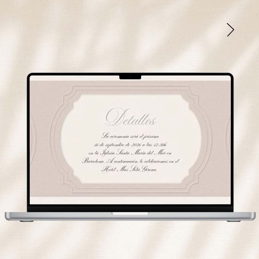 Invitación de boda digital Aurora - Imagen 4