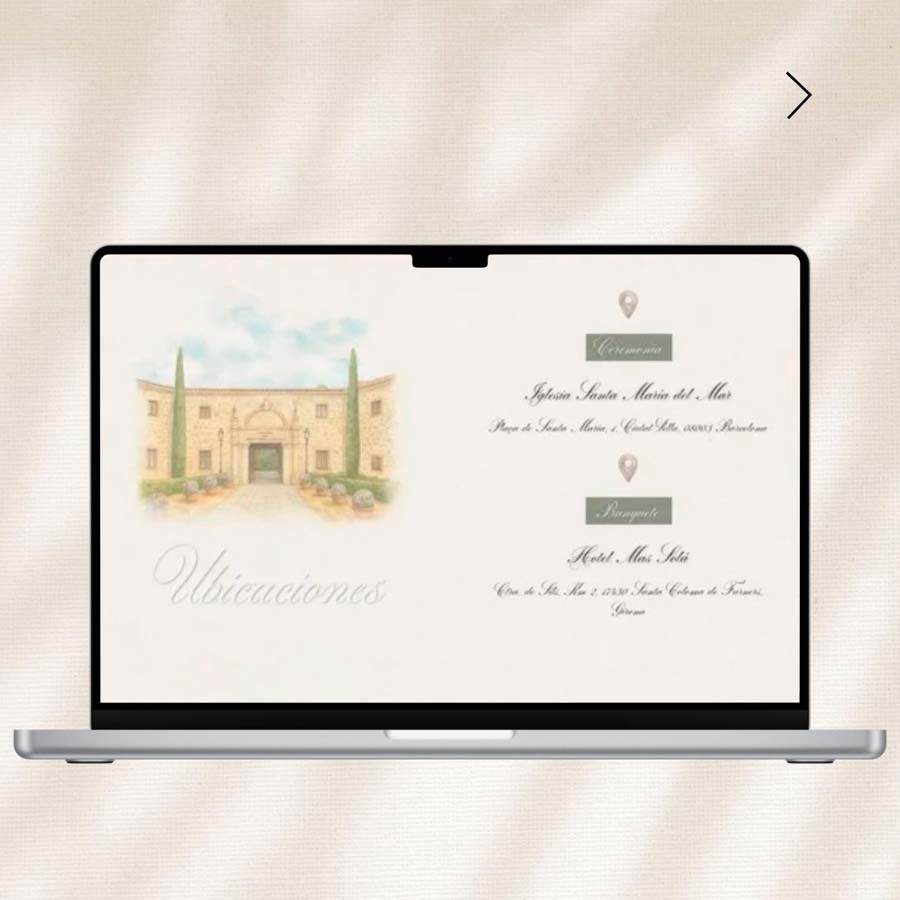 Invitación de boda digital Aurora - Imagen 5