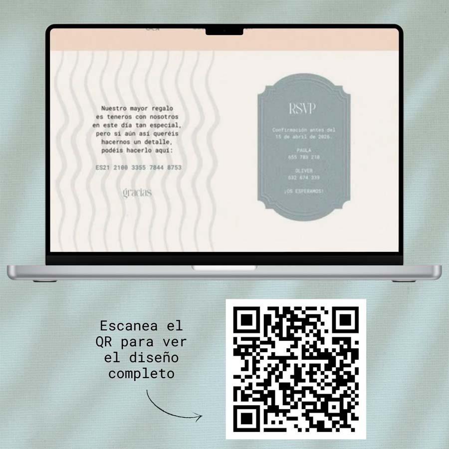 Invitación de boda digital Brisa - Imagen 7