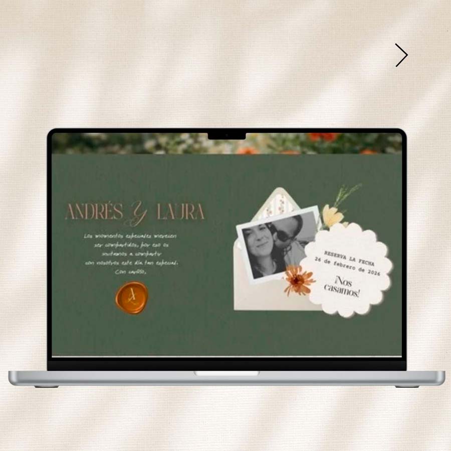 Invitación de boda digital Raíces - Imagen 3