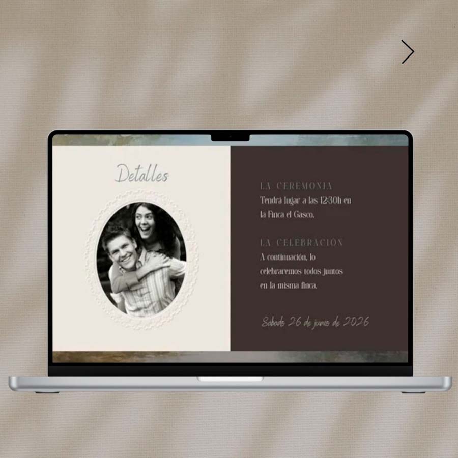 Invitación de boda digital Alondra - Imagen 4