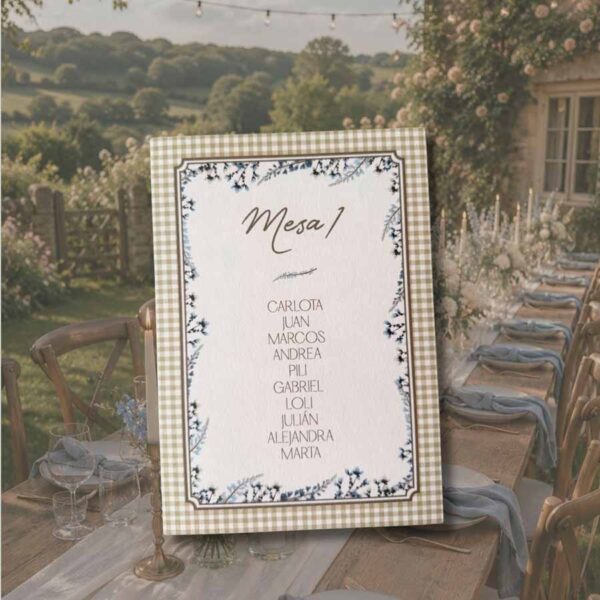 Seating plan Alondra
