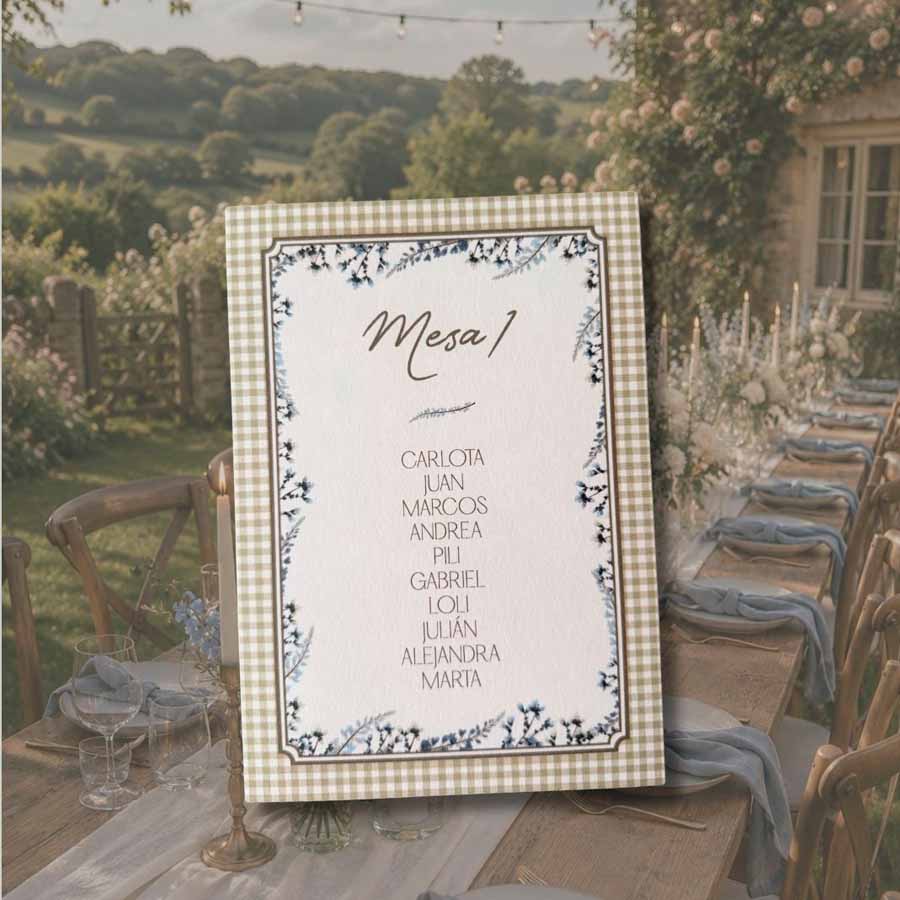 Seating plan Alondra